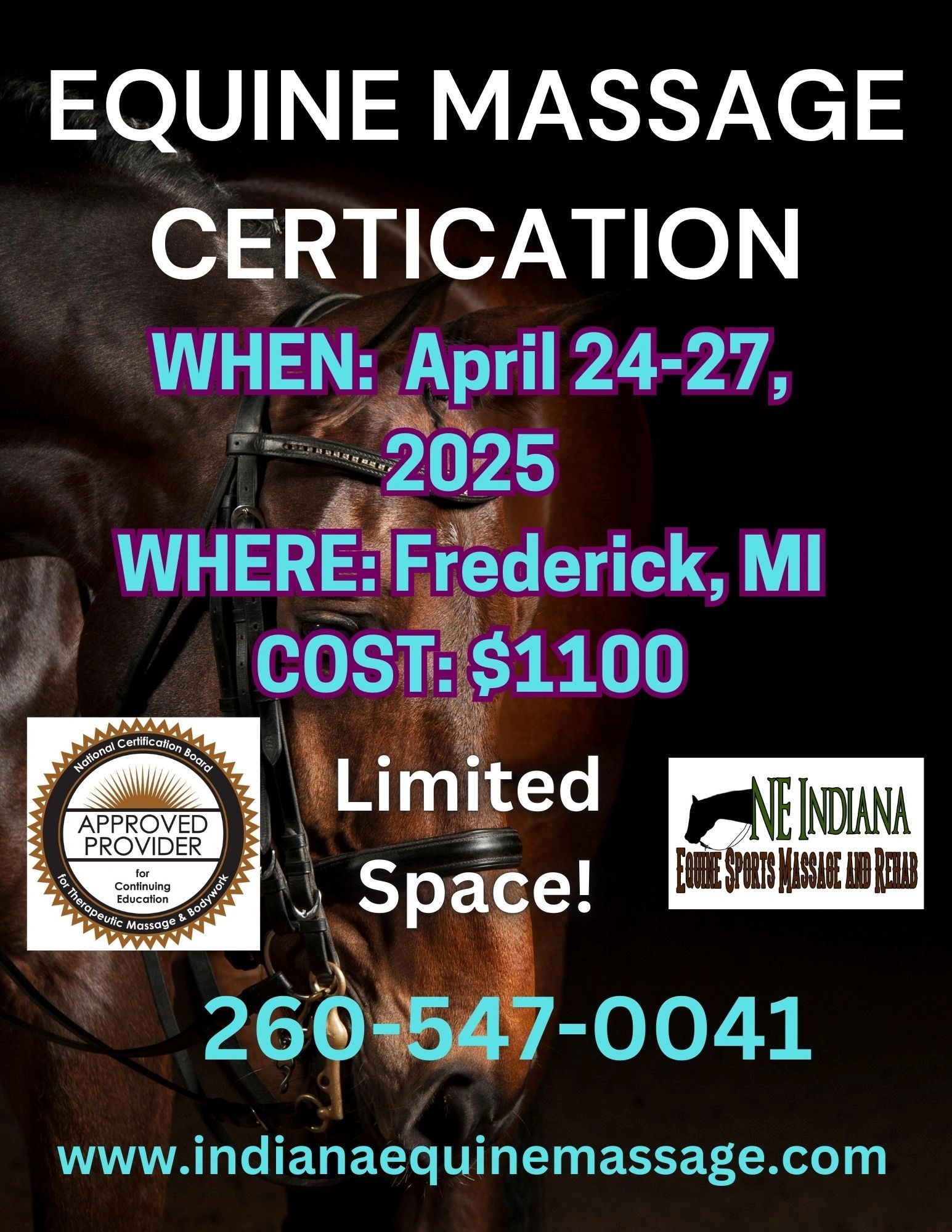Frederic, Michigan Equine Massage Certification